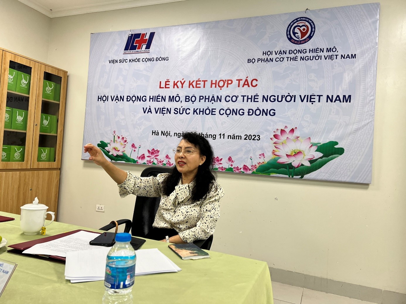 Lễ ký kết hợp tác giữa Viện SKCĐ và Hội VĐ Hiến mô.