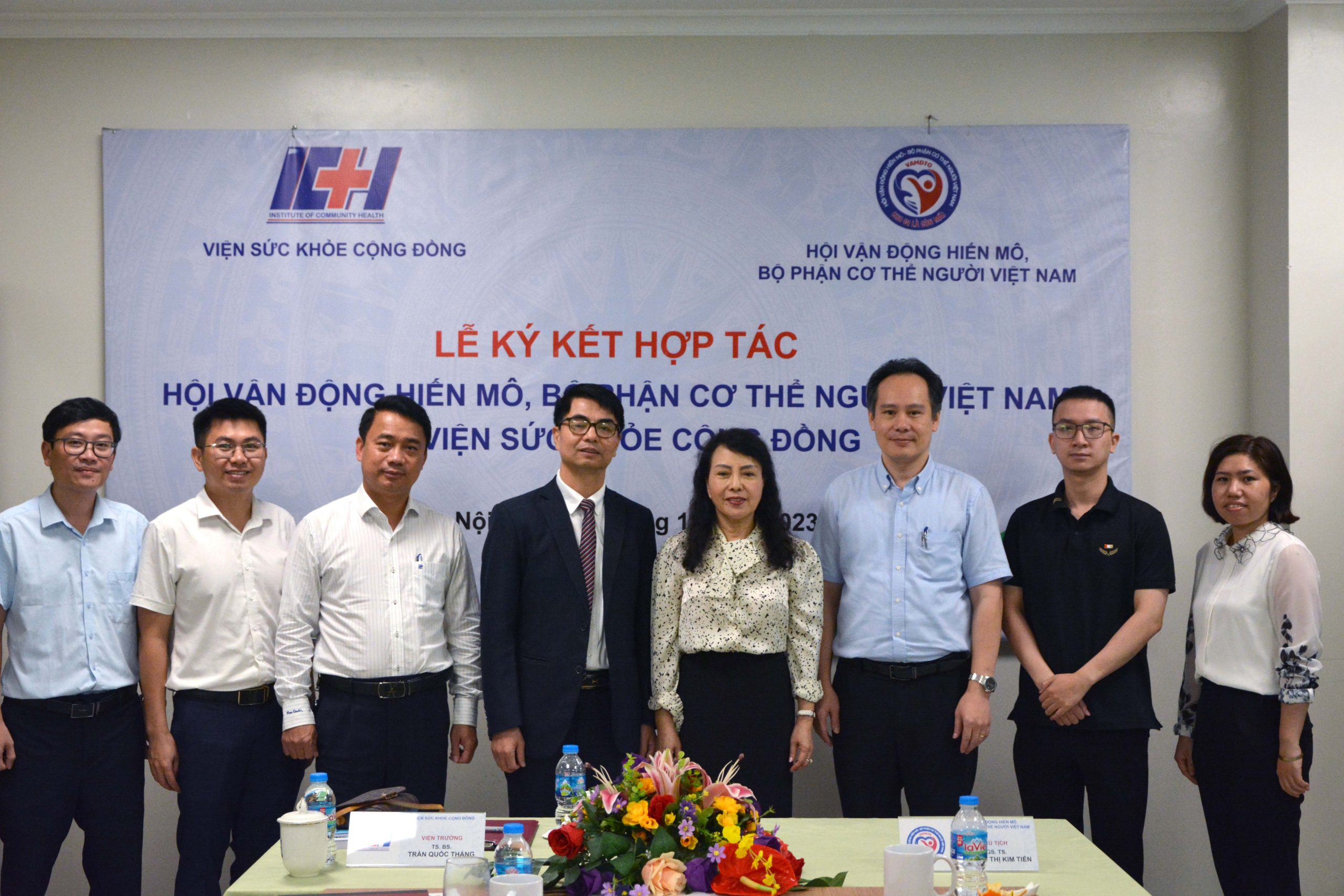 Lễ ký kết hợp tác giữa Viện SKCĐ và Hội VĐ Hiến mô.
